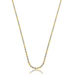 Colar Cordão Baiano 3mm Bicolor