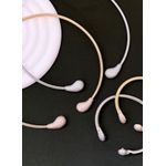 Colar Choker Aro Torcido com Gotas Cravejadas