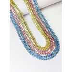 Colar Riviera Três Pontas Azul 