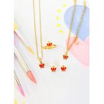 Conjunto Infantil Coroa Vermelha