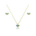 Conjunto Infantil Borboleta Azul