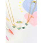 Conjunto Infantil Borboleta Azul