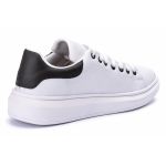 Tênis Casual Tom Branco C/ Preto