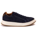 Tênis Casual elastico nobuk azul 