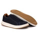 Tênis Casual elastico nobuk azul 