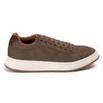 Tênis Casual elastico nobuk cinza 