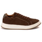 Tênis Casual elastico nobuk café Copia