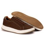 Tênis Casual elastico nobuk café Copia