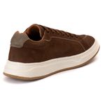 Tênis Casual elastico nobuk café Copia