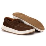 Casual Dockside Mocassim Masculino Em Couro