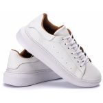 Tênis Casual Play couro branco