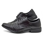 Sapato Masculino Italiano Executivo Oxford Preto Fosco - Foot Shoes Ref: 111