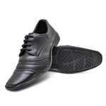 Sapato Masculino Italiano Executivo Oxford Preto Fosco - Foot Shoes Ref: 111