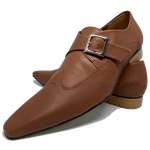 Sapato Masculino Italiano Em Couro Marrom Chivalry Ref: 1036 - Outlet