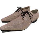 Sapato Masculino Italiano em Gliter Rose Stars - Ref: D475 