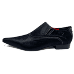 Sapato Masculino Italiano em Couro Pelo Preto - Black Diamond - Ref: D518