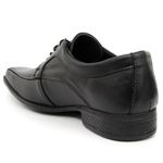 Sapato Masculino Italiano Executivo em Couro Preto Verniz Ref: 911-0001PE