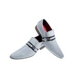 Sapato Masculino Italiano Em Couro Le Chiq Branco Ref: 101 Branco - Outlet