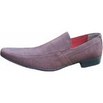 Mocassim Masculino Em Couro Social Executivo Marrom Retrô Anos 70 Italian Collection Ref: 1148 Marrom