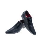 Sapato Masculino Italiano Em Couro Rock Black Preto Ref: 162 Preto