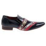 Sapato Masculino Italiano Em Couro Losurdo Preto Ref: 279 Preto