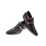 Sapato Masculino Italiano Em Couro Bowl Preto Ref: 323 Preto