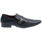 Sapato Masculino Italiano Em Couro Tree Preto Ref: 324 Preto