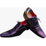 Sapato Masculino Italiano Em Couro Roxo Nihil Ref: M1129 Roxo Outlet