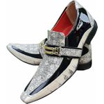 Sapato Masculino Italiano em Couro Alvarez Ref: 1153 Bege Bege