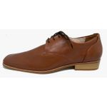 Sapato Masculino Em Couro Social Executivo Italian Collection Ref: 471 Marrom Marrom