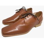 Sapato Masculino Em Couro Social Executivo Italian Collection Ref: 471 Marrom Marrom
