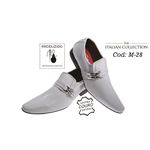Sapato Masculino Italiano Em Couro Branco Medical