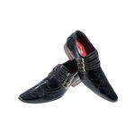 Sapato Masculino Italiano Em Couro Peto Bordado