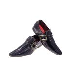 Sapato Masculino Italiano Em Couro Jacaré Vinho