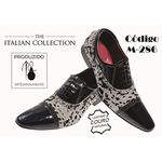 Sapato Masculino Italiano Em Couro Vaca Com Pelo