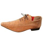 Sapato Masculino Italiano Em Camurça Oxford - Marrom - South Style