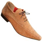 Sapato Masculino Italiano Em Camurça Oxford - Marrom - South Style