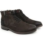 Bota Masculina Em Couro Preto Verniz Ref: 54 