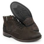 Bota Masculina Em Couro Preto Verniz Ref: 54 