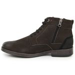 Bota Masculina Em Couro Preto Verniz Ref: 54 