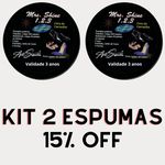 Kit 2 Espuma Limpeza e Hidratação Mr. Shine Copia