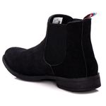 Bota Masculina Italiana Executiva em Couro Preto Verniz Ref: PN1777PE