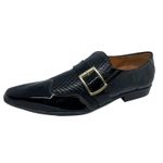 Sapato Masculino Italiano Em Couro Preto Social Ref: D639