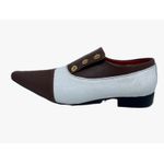 Sapato Masculino Italiano Em Couro Social Marrom Verniz Ref: D784 Outlet