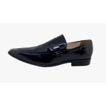 Sapato Masculino Italiano Em Couro Preto Mocassim Ref: D931