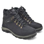 Bota Masculina Em Couro Nobuck Grafitti Preto Urban Style Ref: WL144PE