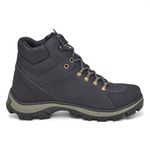 Bota Masculina Em Couro Nobuck Grafitti Preto Urban Style Ref: WL144PE