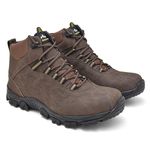 Bota Masculina Em Couro Nobuck Grafitti Chocolate Urban Style Ref: WL40CH 