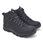 Bota Masculina Em Couro Nobuck Grafitti Preto Urban Style Ref: WL40PE