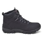 Bota Masculina Em Couro Nobuck Grafitti Preto Urban Style Ref: WL40PE